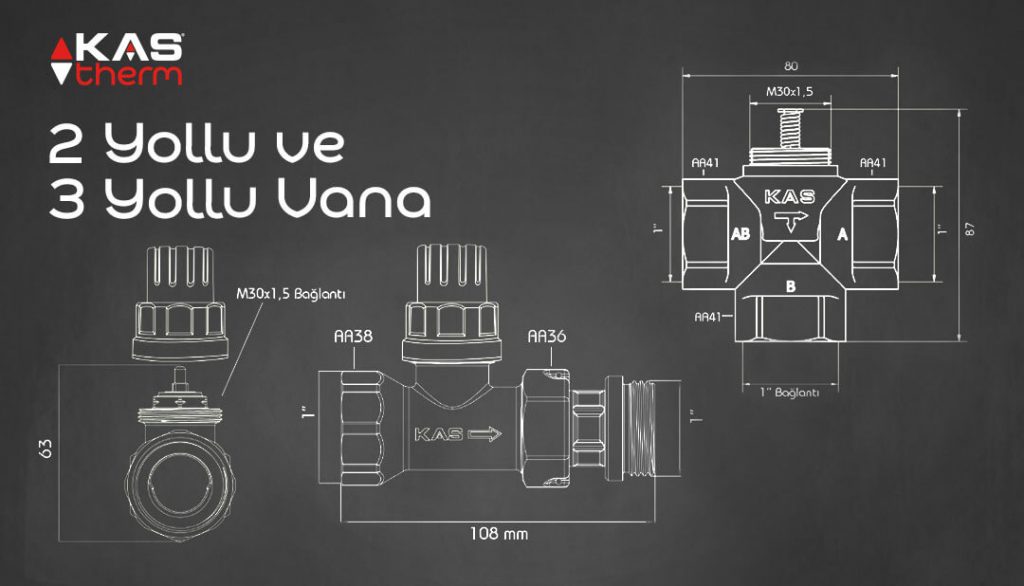 KasTherm-2-yollu-3-yollu-vana-teknik-cizim-makale